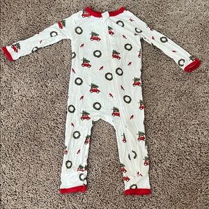 Kyte BABY Wreath Zippered Romper